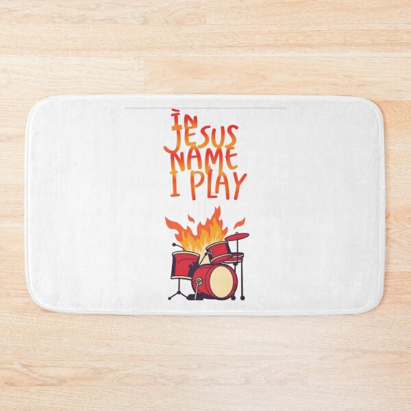 Item preview, In Jesus Name I play Drummer designed and sold by Jusiasw.