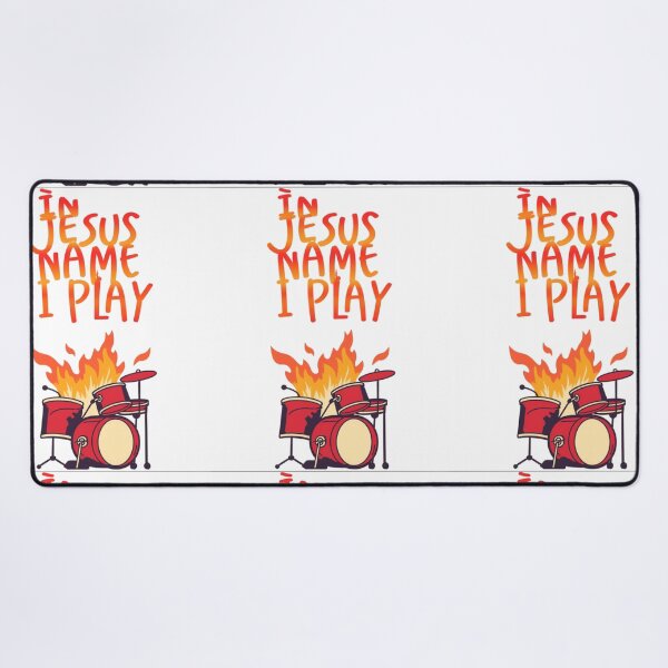 Item preview, In Jesus Name I play Drummer designed and sold by Jusiasw.