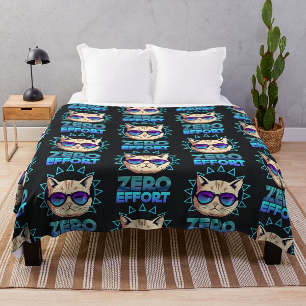 Item preview, Zero Effort – Cool Cat Retro Vibes designed and sold by Taans-Creation.