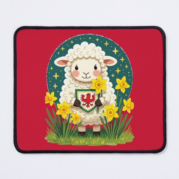 Item preview, Welsh Spring Lamb Cute St Davids Day Design designed and sold by taiche.