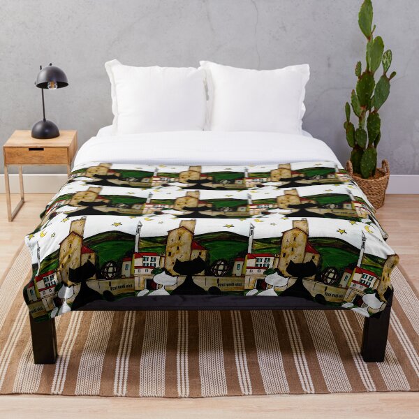 Item preview, Romantic Cat Couple in Tuscany-Moonlight Italian Village Art. designed and sold by Lylysun.