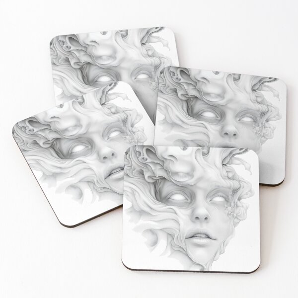 Item preview, Surreal Marble Spirit Woman With Flowing Forms designed and sold by Shoot-The-Moon.