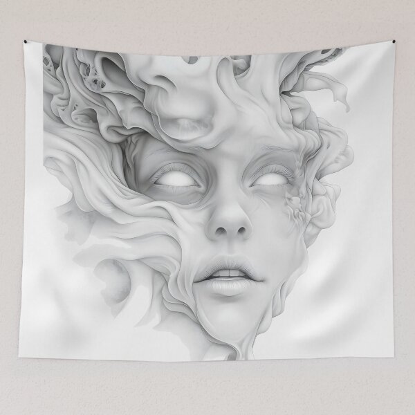 Item preview, Surreal Marble Spirit Woman With Flowing Forms designed and sold by Shoot-The-Moon.