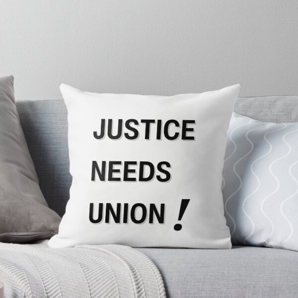 Item preview, Justice Needs Union  Bold Worker Solidarity Statement Typography designed and sold by Quite mind .