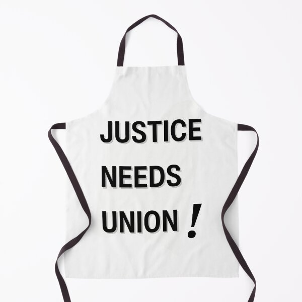 Item preview, Justice Needs Union Bold Worker Solidarity Statement Typography designed and sold by Quite mind .