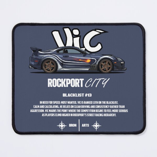 Item preview, Need For Speed Most Wanted Blacklist #13 Vic Supra Mk4 designed and sold by BronArtworks.