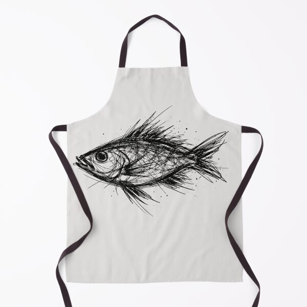 Item preview, Scribble Japanese Art Minimalist Fish Sketch designed and sold by erozzz.