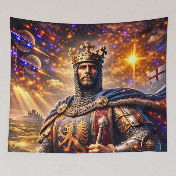 Item preview, Alfred the Great – Futuristic King Art designed and sold by EASNFTCOL.