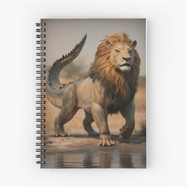 Item preview, Mythical lion crocodile hybrid. designed and sold by MyHappyArtShop.