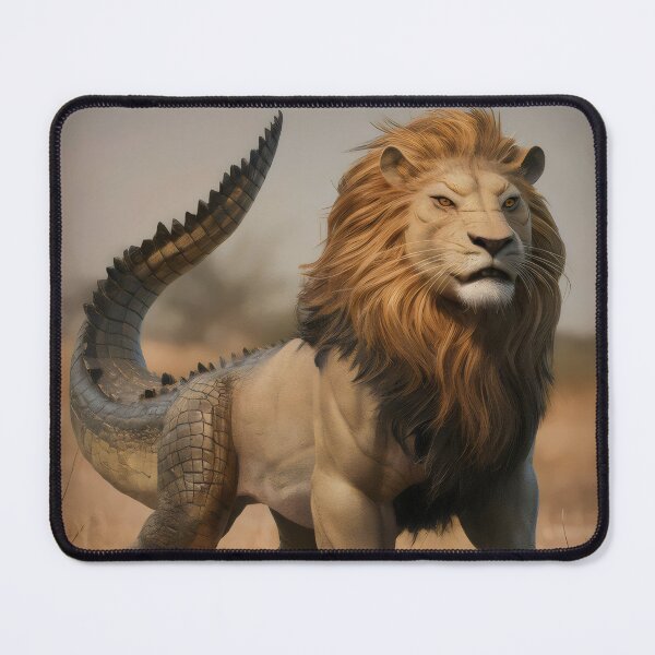 Item preview, Mythical lion crocodile hybrid. designed and sold by MyHappyArtShop.