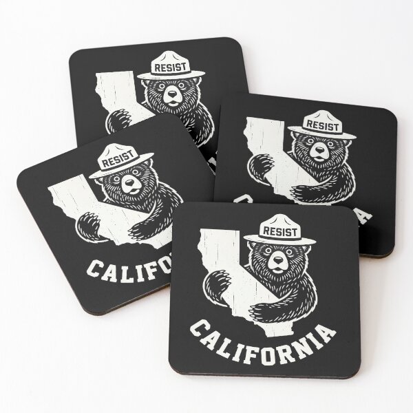 Item preview, California resist bear designed and sold by MinaKiarts.