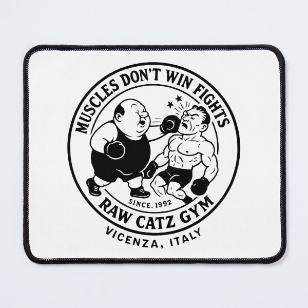 Item preview, Muscles Don't Win Fights - Raw Ctaz designed and sold by RawCatz.