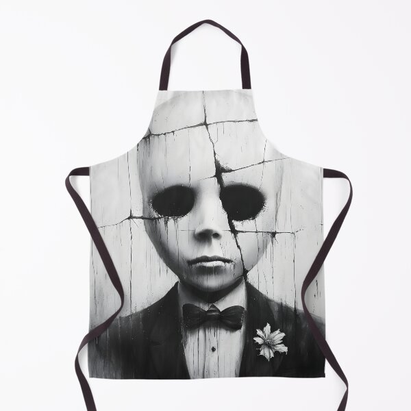 Item preview, Creepy Vintage Masked Man Black And White Horror designed and sold by Shoot-The-Moon.