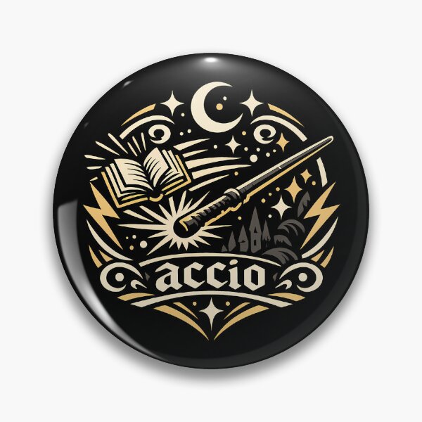 Item preview, Accio – The Summoning Spell Emblem designed and sold by agearb.
