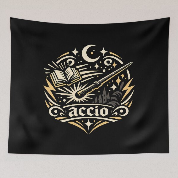 Item preview, Accio – The Summoning Spell Emblem designed and sold by agearb.