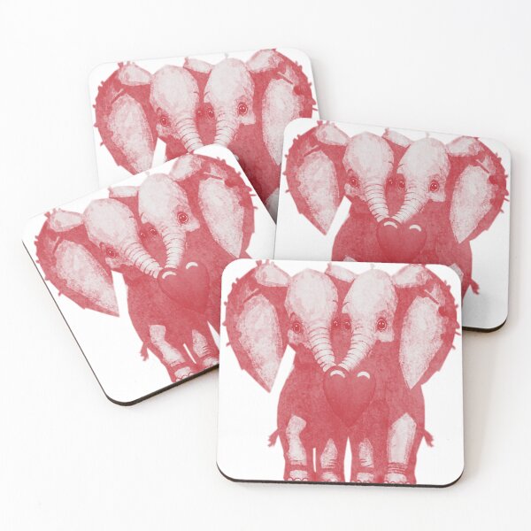 Item preview, Valentine's Day Elephants designed and sold by kinpirks.