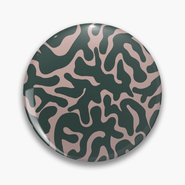 Item preview, Dark Green Blush Pink Organic Camouflage Pattern designed and sold by artievarudzite.