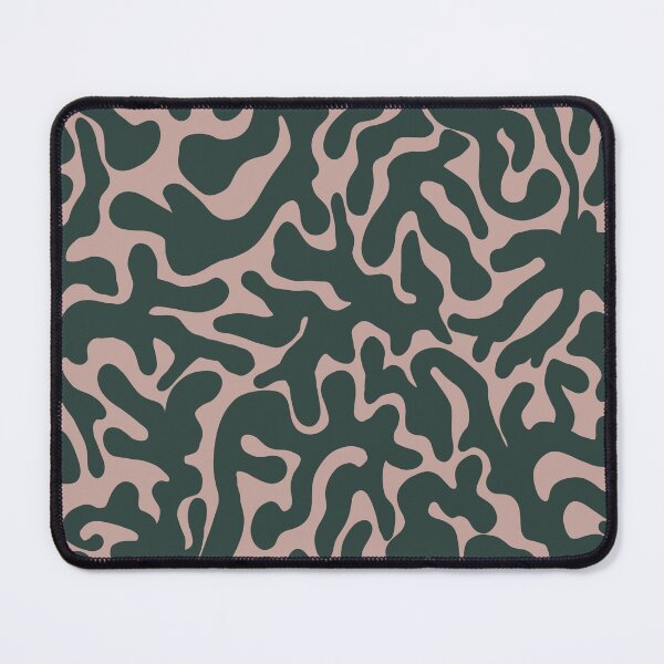 Item preview, Dark Green Blush Pink Organic Camouflage Pattern designed and sold by artievarudzite.