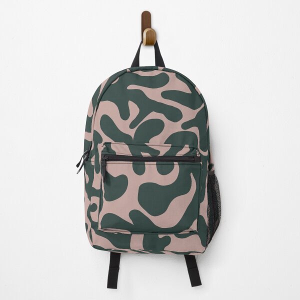 Item preview, Dark Green Blush Pink Organic Camouflage Pattern designed and sold by artievarudzite.
