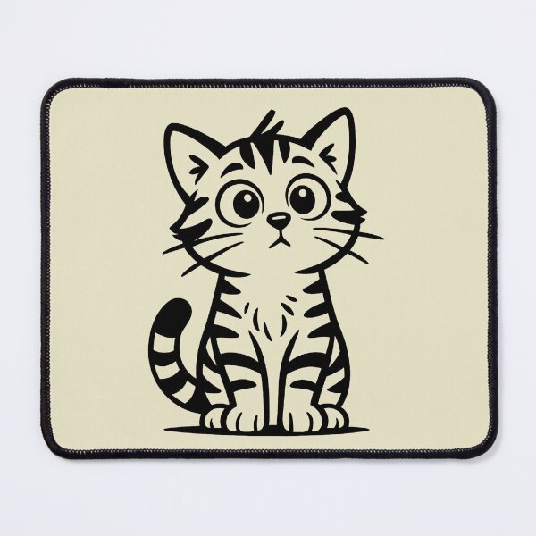 Item preview, Puzzled Cat designed and sold by T-shirtJohny.