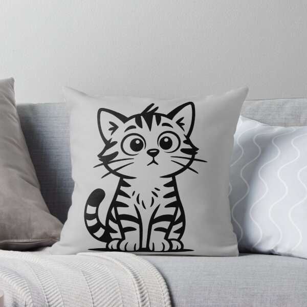 Item preview, Puzzled Cat designed and sold by T-shirtJohny.