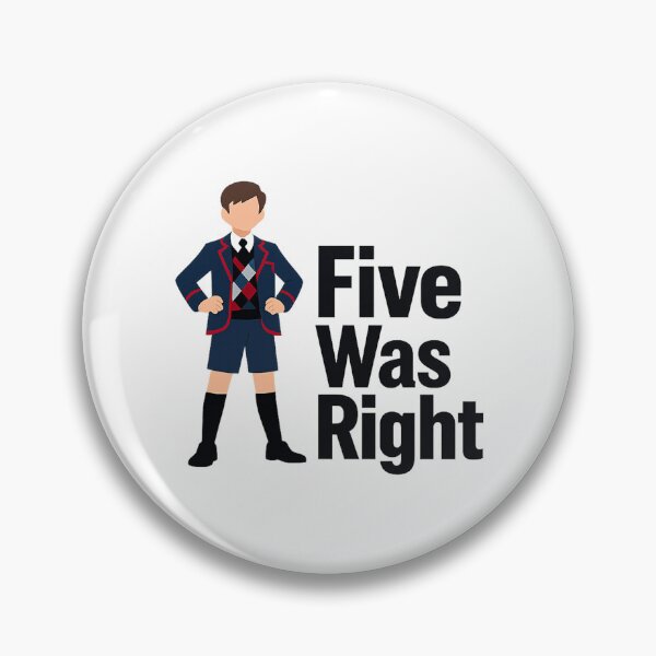 Item preview, Five Was Right – Time Travel Inspired Minimalist Fan Art designed and sold by inaveed.