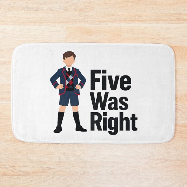 Item preview, Five Was Right – Time Travel Inspired Minimalist Fan Art designed and sold by inaveed.