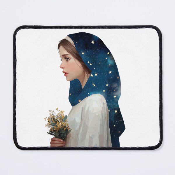 Item preview, Starry Night Dreamer - Women's Day Portrait designed and sold by Banal25.
