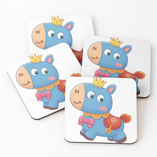 Item preview, Cute Crown Pony Mascot designed and sold by JessieJoyStudio.