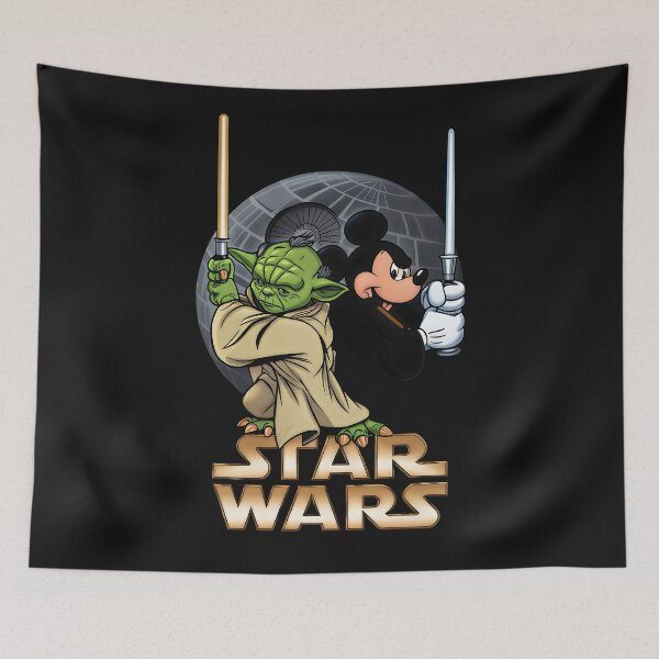 Item preview, Vintage Space Duo Lightsaber Parody Classic T-Shirt – Retro Galaxy Adventure Graphic designed and sold by thudoando.