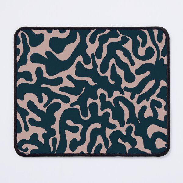 Item preview, Dark Navy Blush Pink Organic Camouflage Pattern designed and sold by artievarudzite.