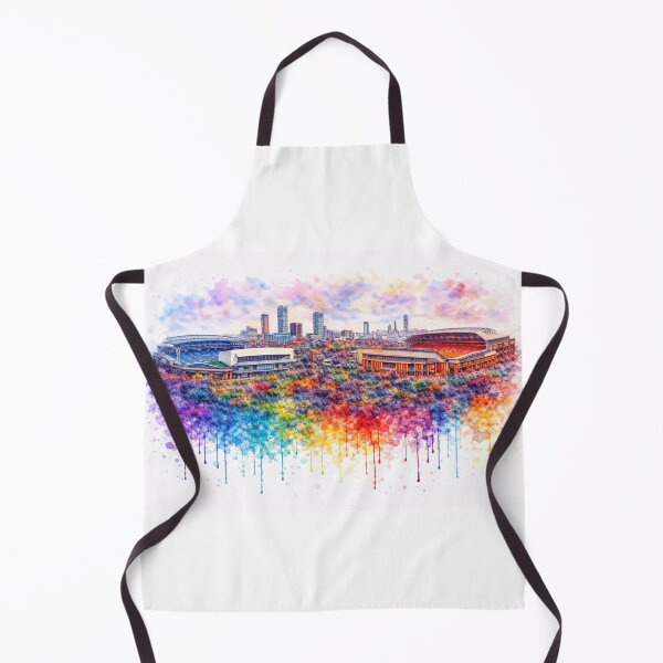 Item preview, Liverpool Football Skyline, Paint Splash Cityscape designed and sold by Paul Thompson Photography.