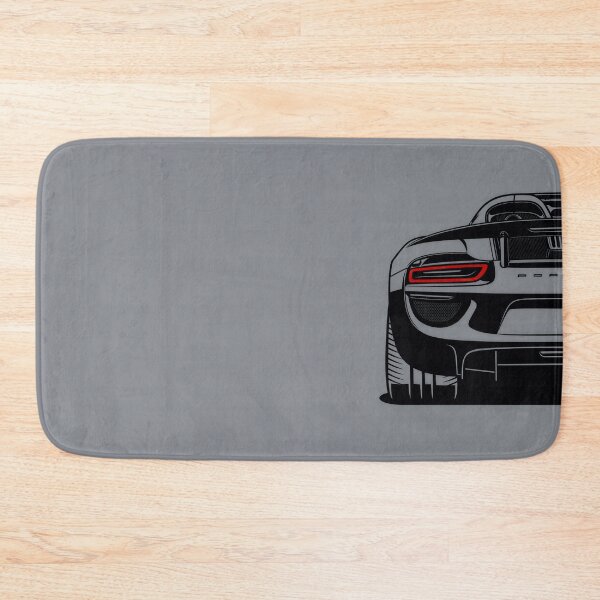 Item preview, Modern Rear Supercar Silhouette – Minimal Automotive Art designed and sold by PosterFuel.