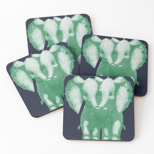 Item preview, Valentine's Day Elephants designed and sold by kinpirks.