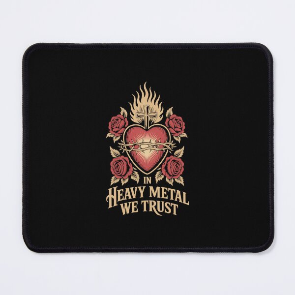 Item preview, In Heavy Metal We Trust Sacred Heart – Gothic Heavy MetalStatement designed and sold by paulo silveira.