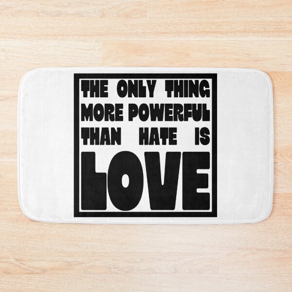 Item preview, The Only Thing More Powerful Than Hate Is Love Outlined designed and sold by Aesthetic Crew.