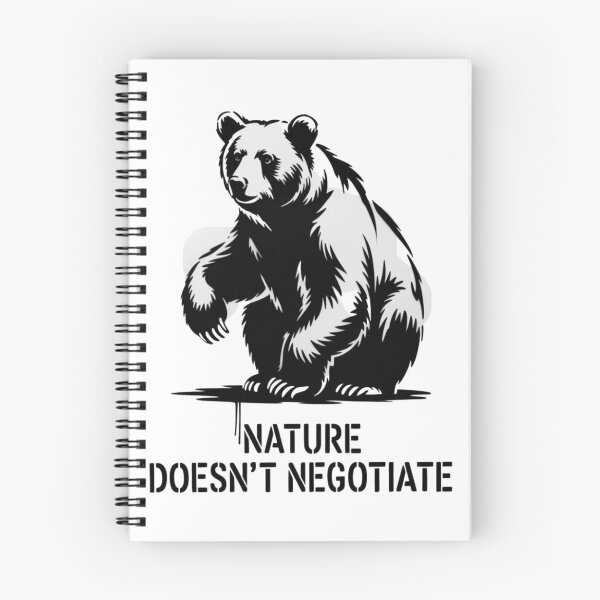 Item preview, Bear - Nature doesn't negotiate designed and sold by 123ks.