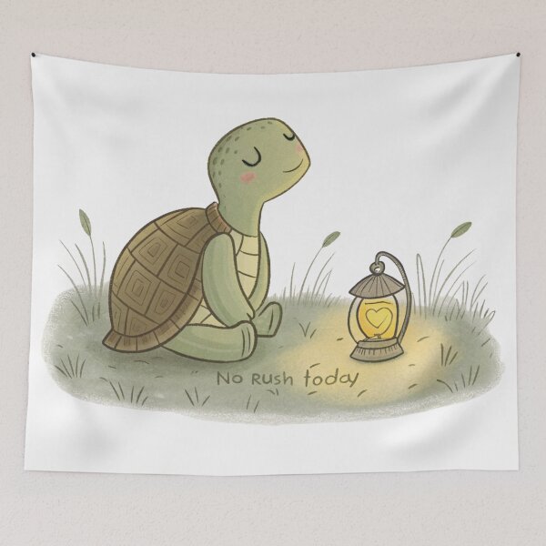 Item preview, Taking all the time you need with a gentle turtle designed and sold by Crafft Nest.