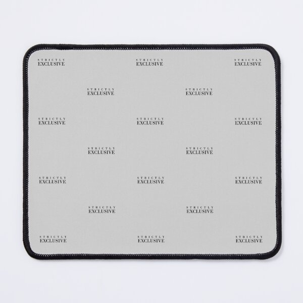 Item preview, Strictly Exclusive™ | Concrete Grey - Signature Collection | Minimalist Typography designed and sold by Rasamore™ Studios | Minimalist Art.