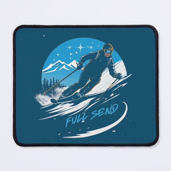 Item preview, Fast Downhill Skis - Winter Sports Mountain Design. designed and sold by LunaPrintCo.