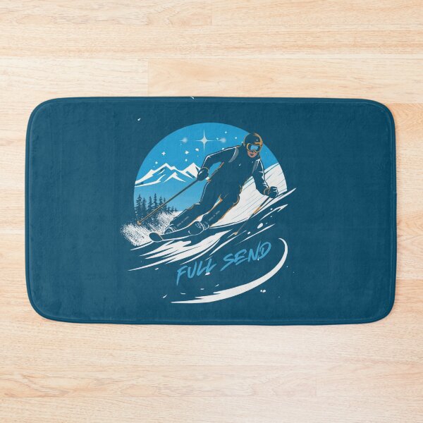 Item preview, Fast Downhill Skis - Winter Sports Mountain Design. designed and sold by LunaPrintCo.