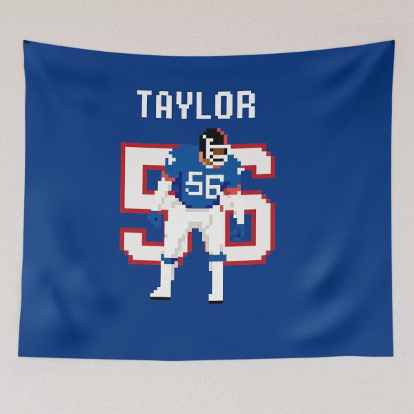 Item preview, Lawrence Taylor 8-Bit Pixel Art – Defensive Game Changer designed and sold by TheArtOfCar.