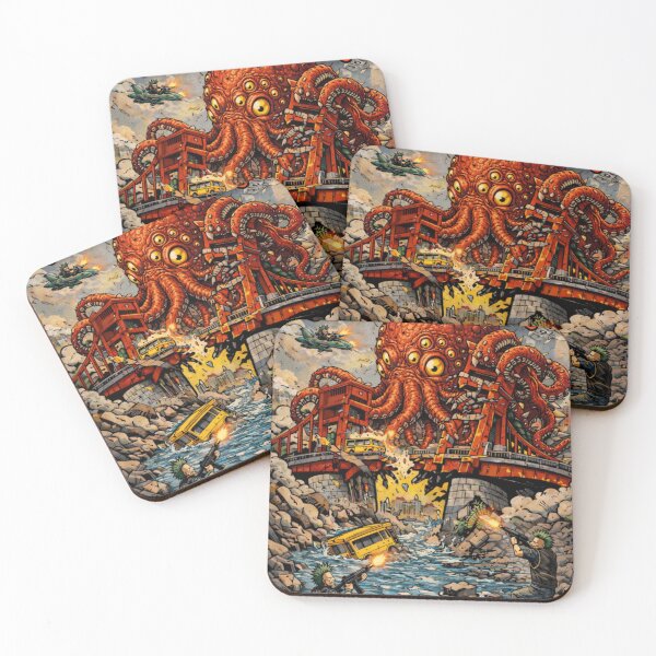 Item preview, Giant Octopus VS Punk Survivors designed and sold by fatrin99.