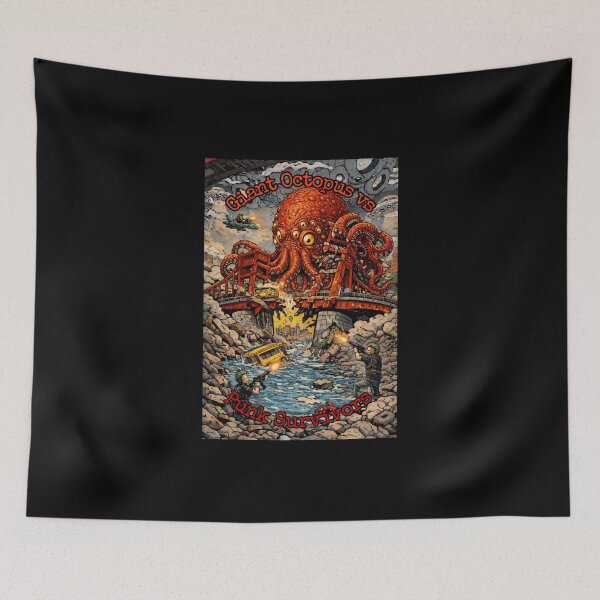 Item preview, Giant Octopus VS Punk Survivors designed and sold by fatrin99.