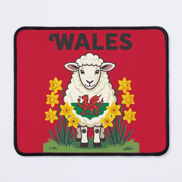 Item preview, Sheep Support Wales St Davids Day Design designed and sold by taiche.