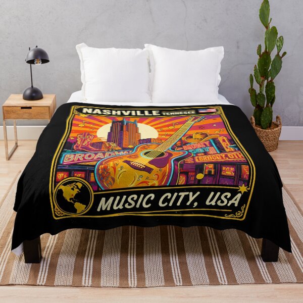 Item preview, Nashville Tennessee Music City USA Vintage designed and sold by sky11PP.
