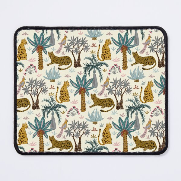 Item preview, Hand Drawn Leopards Tropical Jungle Pattern designed and sold by artievarudzite.