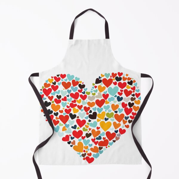 Item preview, Colorful Heart Mosaic Explosion Saint Valentine's Day - Vibrant Rainbow Love Art Print designed and sold by DesignArtist.ia.