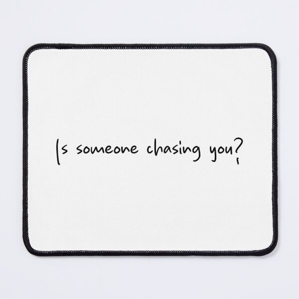 Item preview, "Is someone chasing you?" - Heated Rivalry funny quote, Shane Hollander, Ilya Rozanov, Hollanov designed and sold by RosefinchArt.