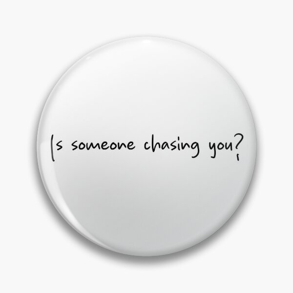 Item preview, "Is someone chasing you?" - Heated Rivalry funny quote, Shane Hollander, Ilya Rozanov, Hollanov designed and sold by RosefinchArt.